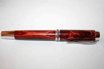 Schreibgerätebausatz Statesman Rollerball Rhodium/bl. Titan