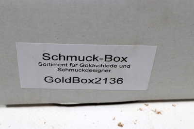Sortimentbox Goldschmiede - Bahia Rosenholz  - Goldbox2136