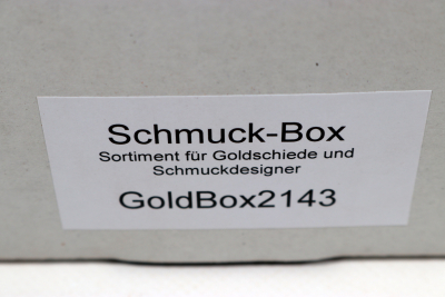 Sortimentbox Goldschmiede - Bahia Rosenholz  - Goldbox2143