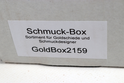 Sortimentbox Goldschmiede - Bahia Rosenholz  - Goldbox2159