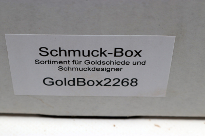 Assortment Box Goldsmith - Yew Burl - Goldbox2268