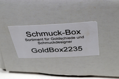 Assortment Box Goldsmith - African Blackwood Burl  - Goldbox2235