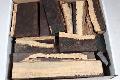 Assortment Box Goldsmith - African Blackwood Burl  - Goldbox2235
