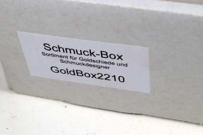 Sortimentbox Goldschmiede - Olivenholz  - Goldbox2210