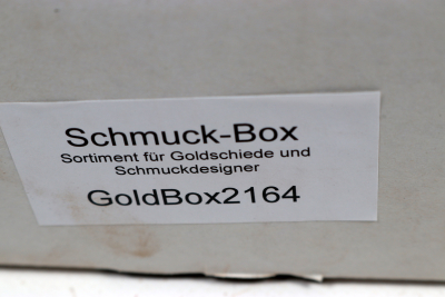 Sortimentbox Goldschmiede - Schnurbaum Maser  - Goldbox2164