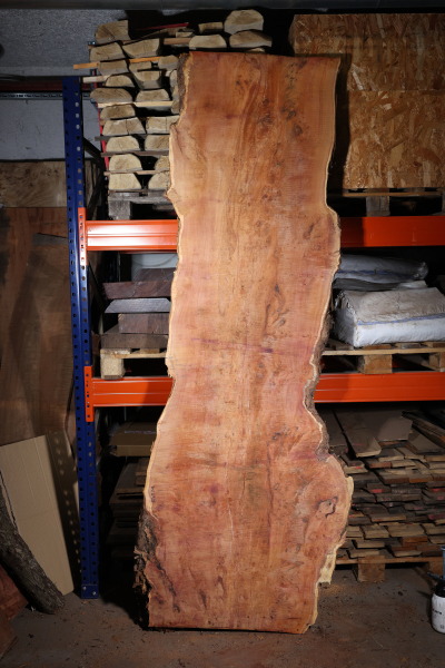 Tischplatte - Tabletop Eibe Maser 2570x630-930x75mm - EibT0212