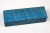 Knife Blank Ash curly blue stabilized - Stabi3459