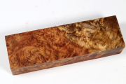 Knife Blank Amboyna Burl stabili...