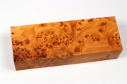 Knife Block Yew Burl - Eib1808