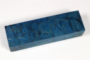 Knife Blank Quilted Maple blue s...