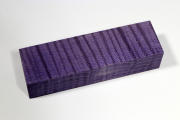 Messergriffblock Riegelahorn violett stabilisiert - Stabi2712