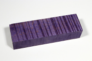 Messergriffblock Riegelahorn violett stabilisiert - Stabi2716