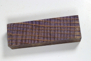 Knife Blank Ash curly anthracite...