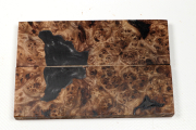 Knife Scales Hybridwood Ebony Bu...