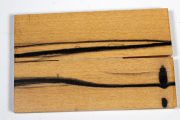 Knife Scales Royal white Ebony -...