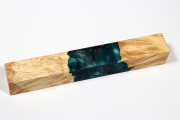 Pen Blank Hybridwood Eschenahorn Maser stabilisiert - HybrWo3925