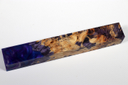 Pen Blank Hybridwood Eschenahorn Maser violett stabilisiert - HybrWo3554