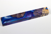 Pen Blank Hybridwood Eschenahorn Maser violett stabilisiert - HybrWo3556