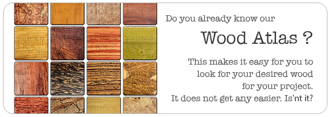 The FeinesHolz Wood Atlas - Find the right wood by appearance!