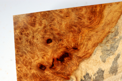 Blank Amboyna Burl 240x105x70mm- AmboM0616