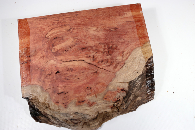 Abschnitt Bubinga Maser 300x275x80mm - Bubi0311