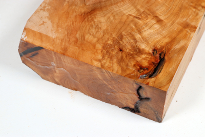 Blank Qulited Maple 200x170x57mm - Ahorn0389