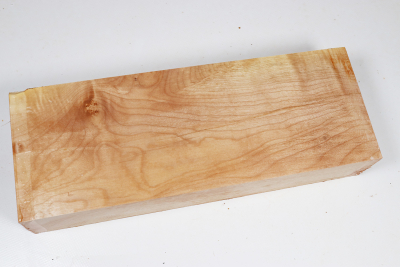 Blank Qulited Maple 305x115x55mm - Ahorn0370
