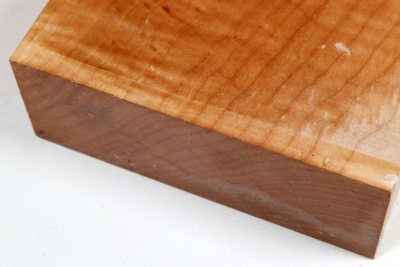 Blank Qulited Maple 315x160x58mm - Ahorn0390