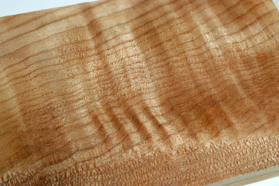 Blank Qulited Maple 330x155x30mm - Ahorn0333