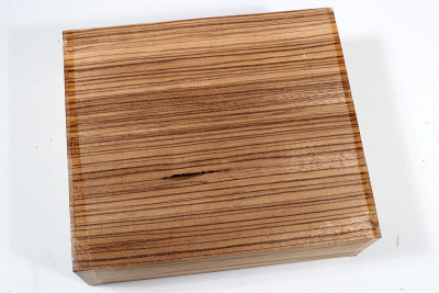 Zebrawood 220x195x75mm - Zebr0739