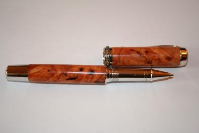 Statesman Jr. Rollerball Pen Kit Rhodium/schw. Titan