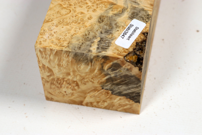 Block Maple Burl stabilized 165x70x60mm - Stabi3847