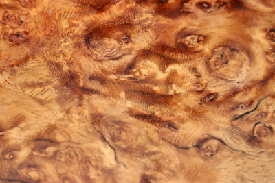 Block Amboyna Burl stabilized 128x80x42mm - Stabi3048