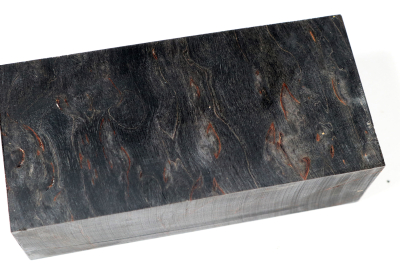 Block Karelian Masurbirch stabilized 120x56x40mm - Stabi3834