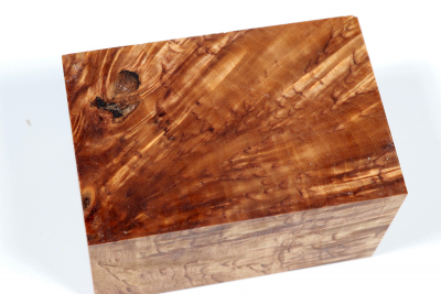 Block Karelische Maserbirke stabilisiert 88x60x50mm - Stabi3069