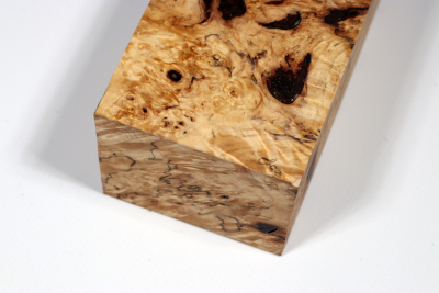 Block Horse Chestnut Burl stabilized  122x65x53mm - Stabi3287
