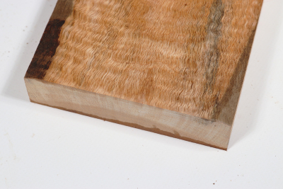 Brettabschnitt  Honduras Mahagoni / Swietenia curly 470x118x30mm - Swiet0133