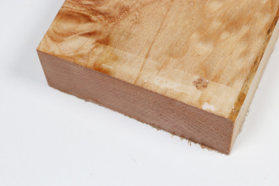 Board Qulited Maple 295x98x38mm - Ahorn0372