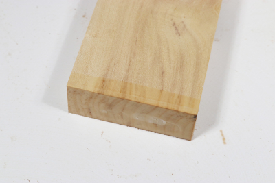 Brettabschnitt Holunder 325x72x26mm - Holu0131