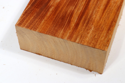 Brettabschnitt Honduras Mahagoni / Swietenia curly 350x115x50mm - Swiet0149