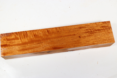 Brettabschnitt Honduras Mahagoni / Swietenia curly 360x73x50mm - Swiet0148