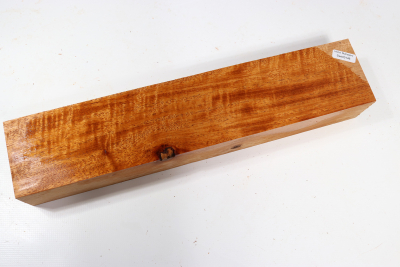 Brettabschnitt Honduras Mahagoni / Swietenia curly 360x73x50mm - Swiet0148