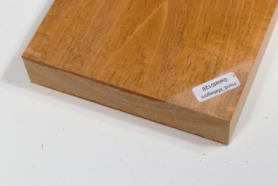 Board Honduran Mahogany / Swietenia curly 460x125x28mm - Swiet0128