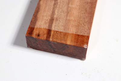 Brettabschnitt Makore 390x70x25mm - Mako0048