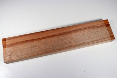 Brettabschnitt Makore 390x83x25mm - Mako0044