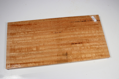 Brettabschnitt Marri, Red Gum curly 345x170x17mm - Marri0179
