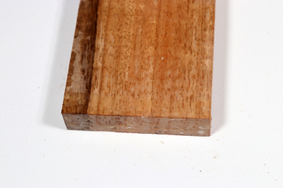 Brettabschnitt Marri, Red Gum curly 400x67x18mm - Marri0174