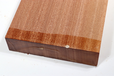 Brettabschnitt Sipo Mahagoni 505x140x34mm - Sipo0035