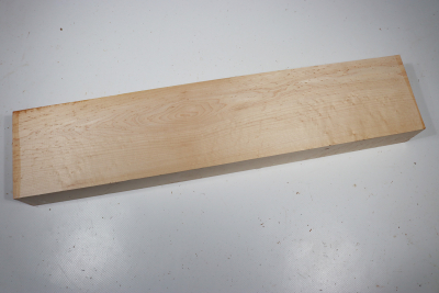 Brettabschnitt Vogelaugenahorn 500x110x50mm - VogAug0466