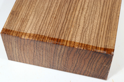Drechselklotz Zebrano 165x165x72mm - Zebr0733